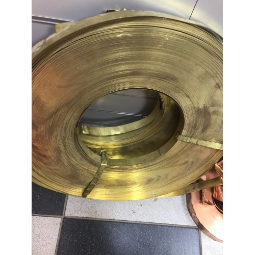 Лента латунная 0,25х300 мм Л63 полутвердая п/т